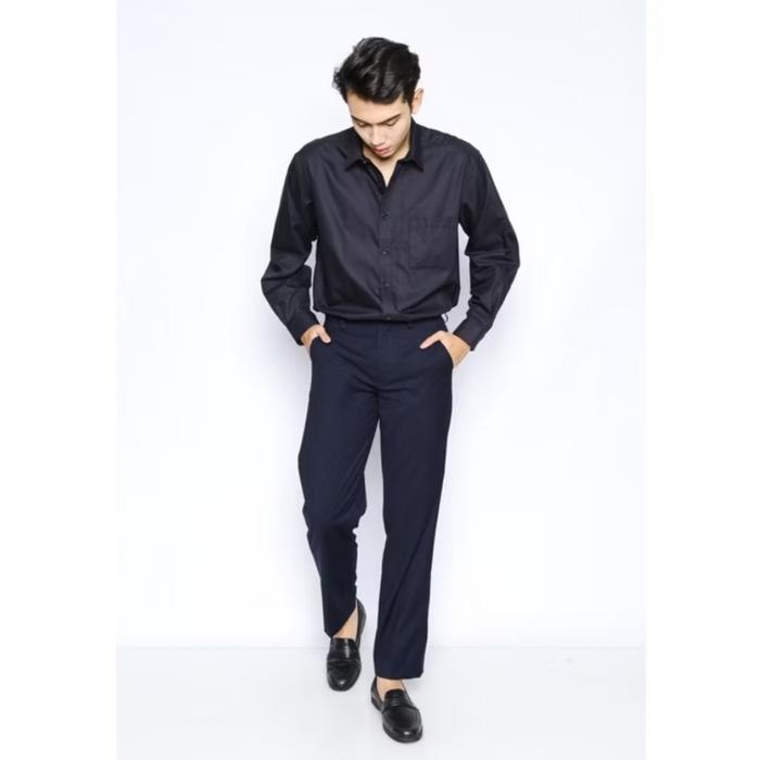 PROMO VALINO CELANA FORMAL PRIA BIRU NAVY V-ADAJ02-M9 ORIGINAL