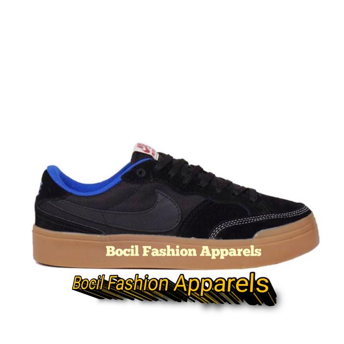 Sepatu Nike SB Pogo Plus Black Navy Gum [ 100% BNIB ] Brand New Include Box