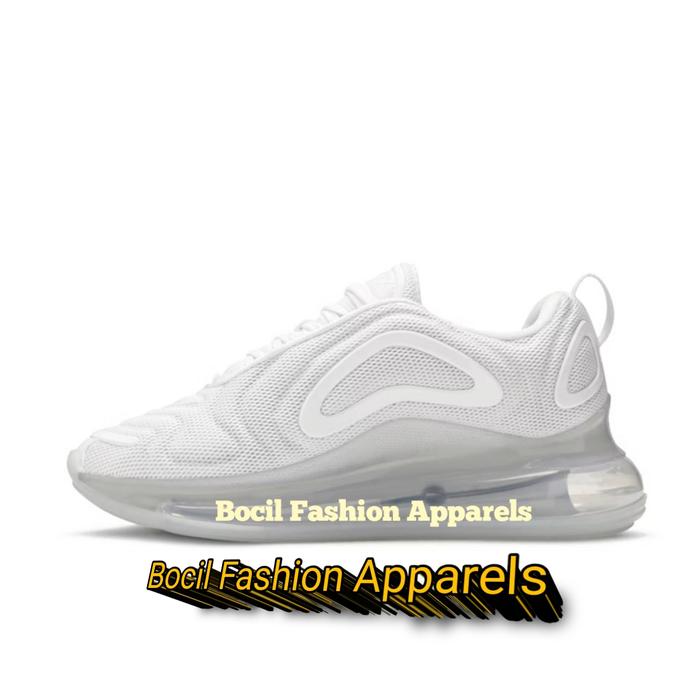 Sepatu Nike Air Max 720 Triple White [ 100% BNIB ] Brand New Include Box