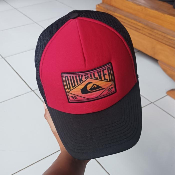 topi quicksilver second,topi quicksilver 11