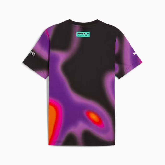 Mercedes-AMG F1 2024 x MDJ Miami GP AOP Men's T-Shirt. Kaos Pria