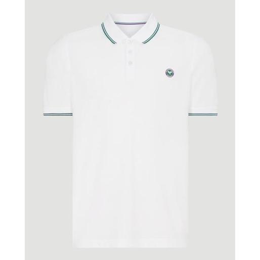 Wimbledon Tennis Championships Mens Square Performance Polo. Polo Pria