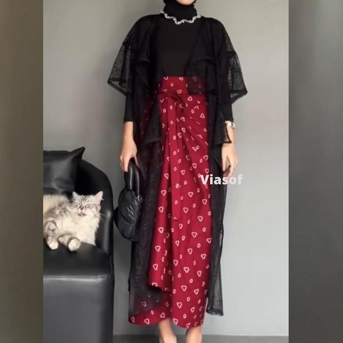 (Viasof) Lace Outer - Outer Brokat
