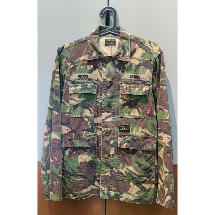 WTAPS JUNGLE L/S SHIRTS COTTON RIPSTOP WOODLAND