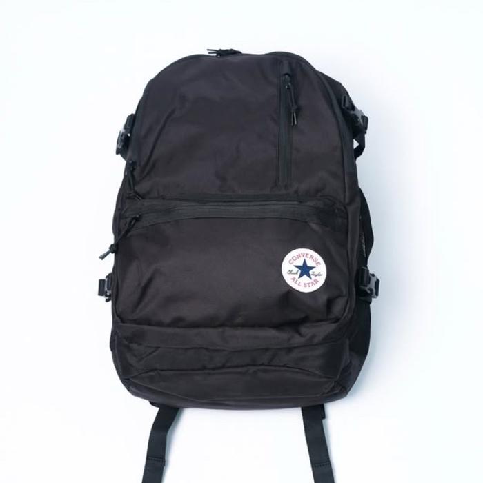 Tas Ransel/Backpack Converse Straight Edge Black Original Guarantee