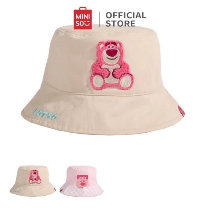 UCHINO MINISO OFFICIAL Bucket hat Toy story / Minions / marvel / mickey minnie Disney. topi anak luc