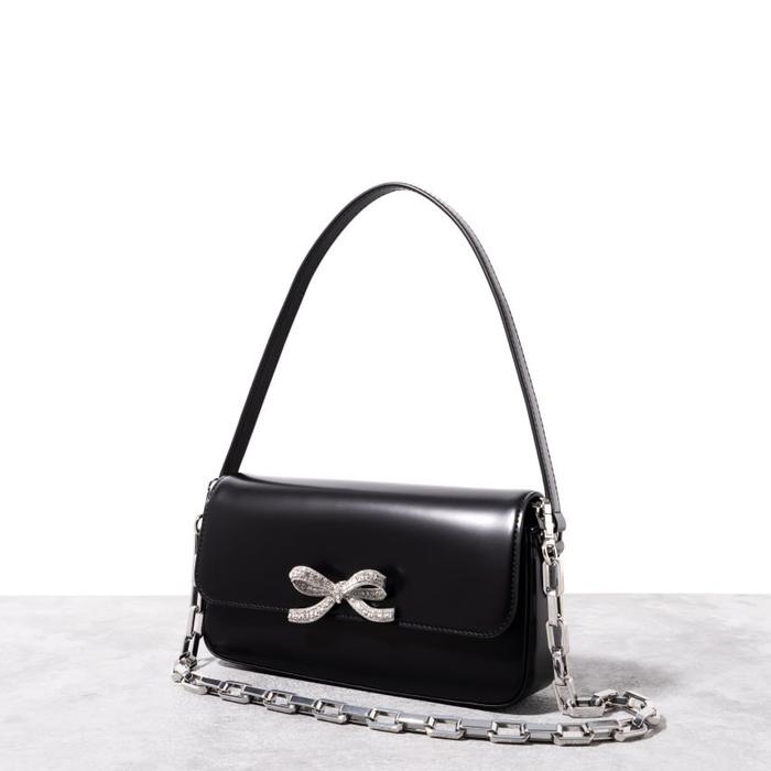 Baguette bag    Black  ( W23 x H11 x D5 CM )