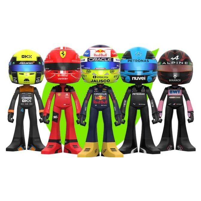 Mighty F1 Jaxx Allstars 2023 Edition Collectable Figurine. Figure Set