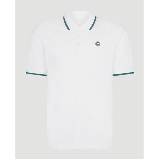 Wimbledon Tennis Championships Mens Core Pique Polo. Kaos Polo Pria