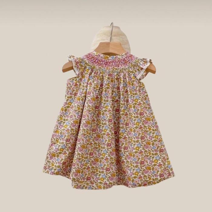 UCHINO Onnieoppa - HIYREN Baby Smocked Dress ( Pretty )