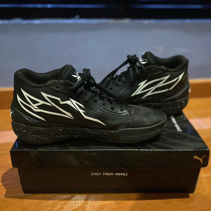 Puma Lamelo Ball MB 02 Black Size 46