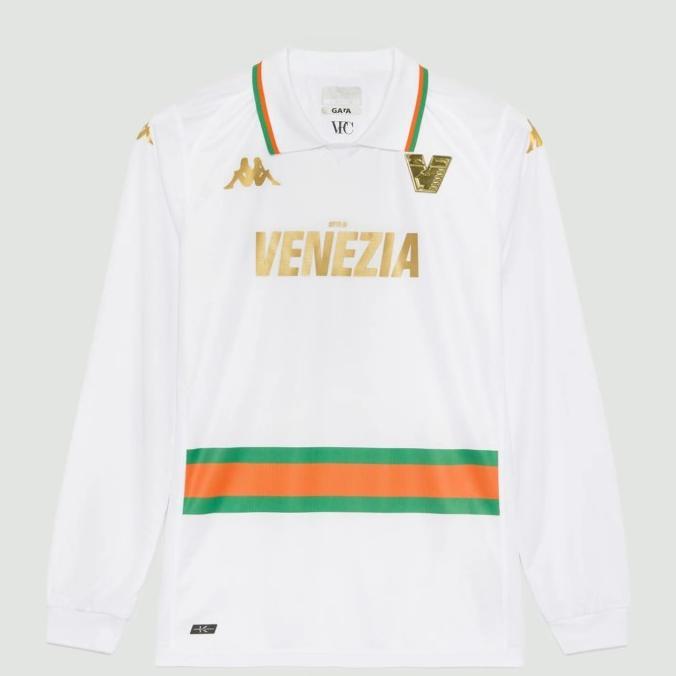 ORIGINAL VENEZIA FC 23/24 AWAY SHIRT LONG SLEEVE. Jersey bola pria
