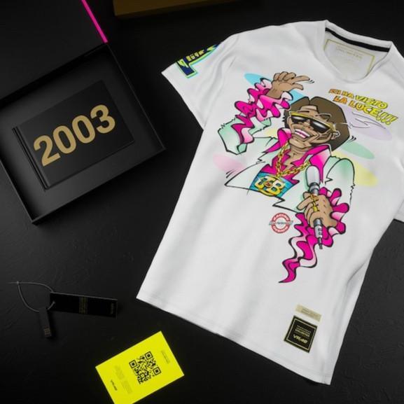Valentino VR46 Rossi Racing Unlimited World Title T-Shirt 2003. Kaos