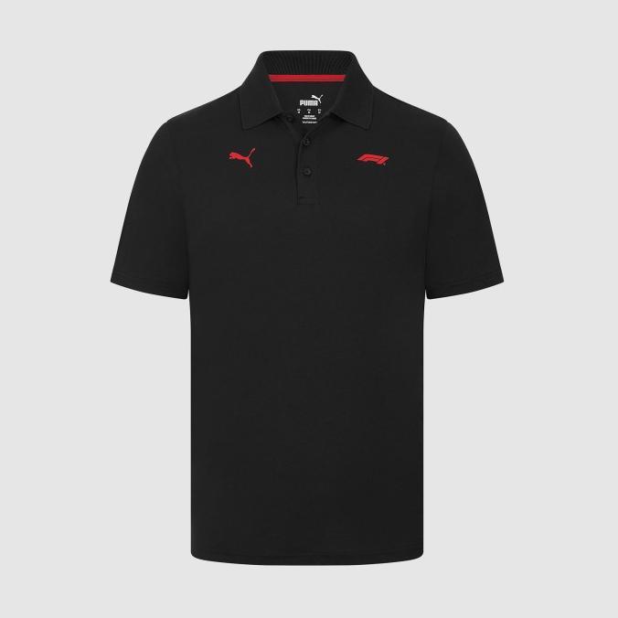 F1 Collection PUMA Essential F1 Logo Polo Kaos Polo Unisex Pria Wanita