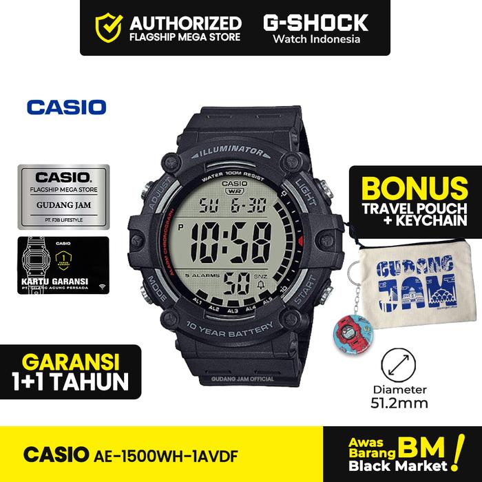 Casio General AE-1500WH-1AVDF AE-1500WH AE-1500 AE1500WH AE 1500WH Watches