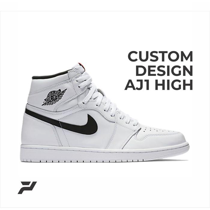 Custom Painting Sepatu Nike Air Jordan 1 High