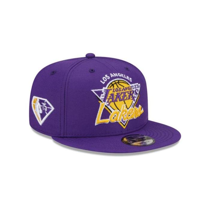 UCHINO Topi Anak New Era Cap Los Angeles Lakers Tip Off Youth Fifty Snapback Orinal