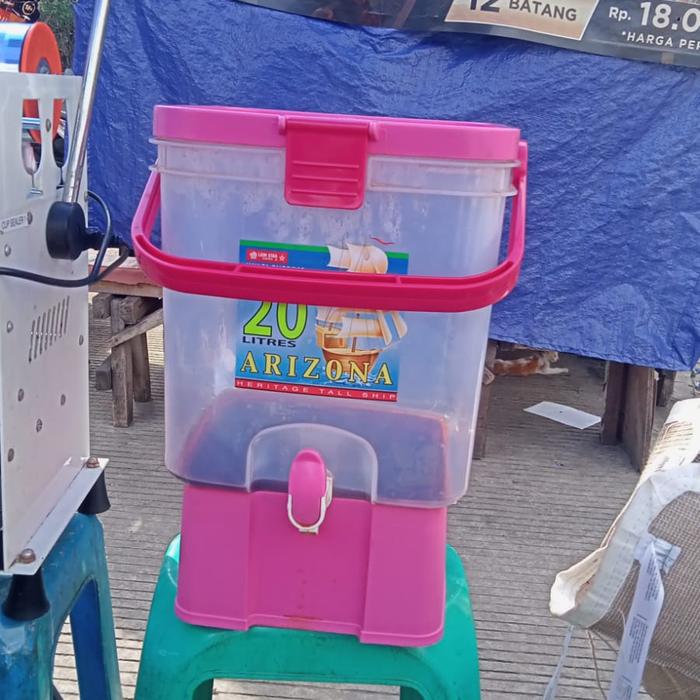 booth portabel es teh solo / booth portable