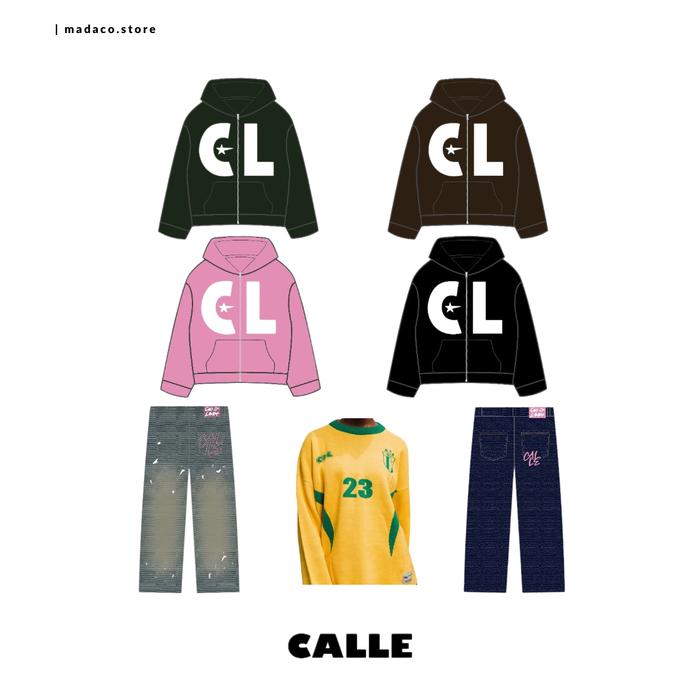 CDL CALLE ZIP HOODIE/KNITWEAR BRAZIL/DENIM - CALLE DE LARACHE