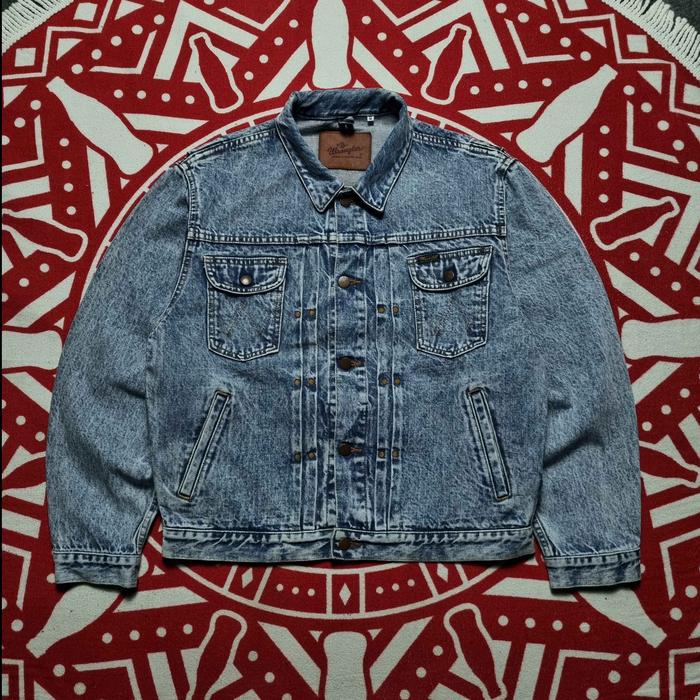 Wrangler Vintage 1980s Bluebell Acid Wash denim jaket type 2