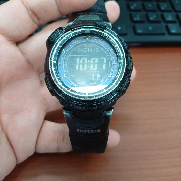 casio protrek prg 110y black