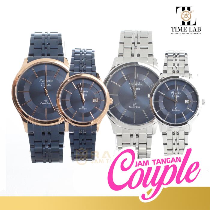 JAM TANGAN COUPLE ALEXANDRE CHRISTIE AC8348 / AC 8348 / AC8348LD / AC8348MD ORIGINAL