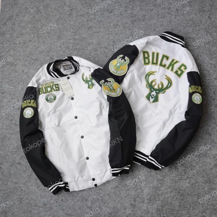 JAKET BOMBER PRIA JAKET VARSITY CELTIC LAKERS BUCK TERBARU BASEBALL NB