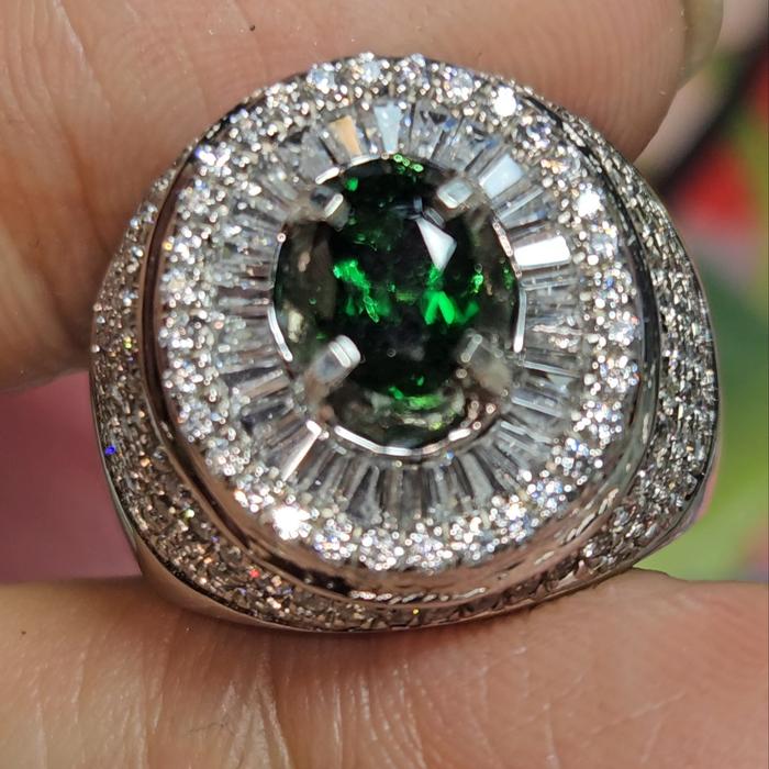 natural tsavorite garnet vivid green