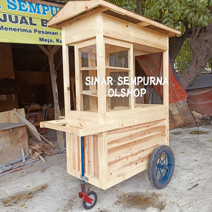 gerobak baso dorong/gerobak bakso