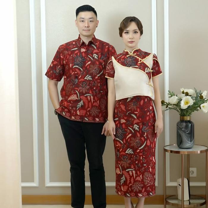Batik Couple Cheongsam Qipao