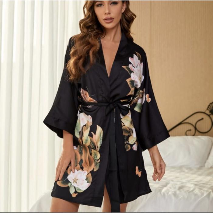 Kimono Baju Tidur Wanita  /Bikini Outer Wanita /Beachwear Wanita /Import V0093