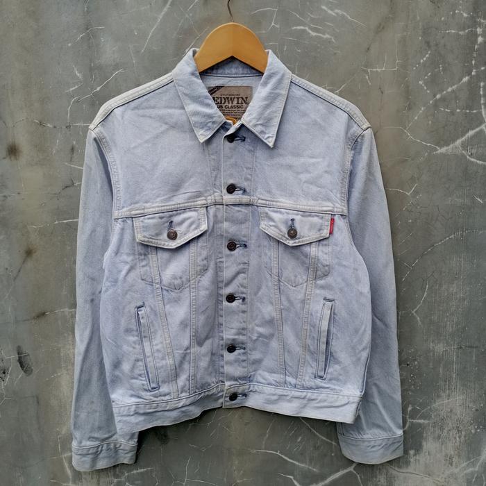 jaket trucker EDWIN jeans denim second