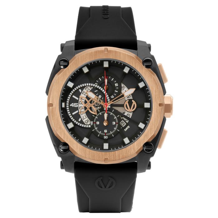 Jam Tangan CHRIST VERRA Pria Original CV 12201G-38 BLK
