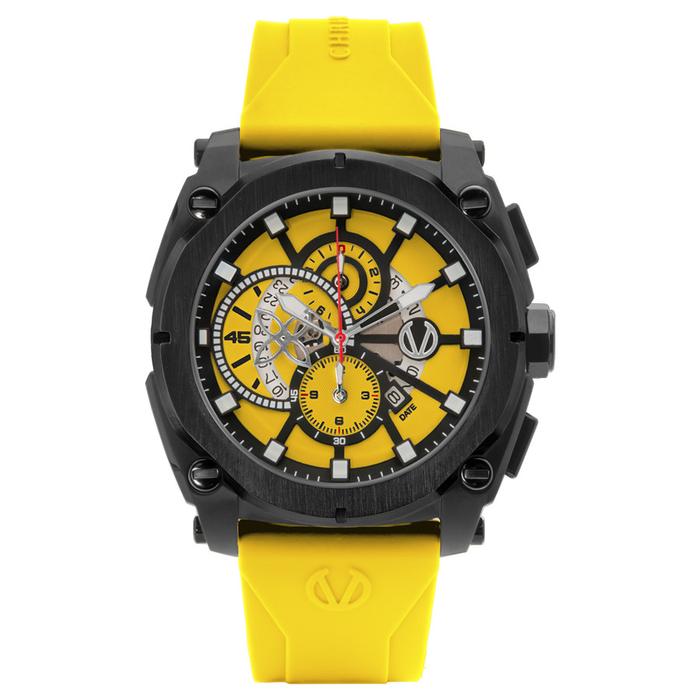 Jam Tangan CHRIST VERRA Pria Original CV 12201G-36 YLW