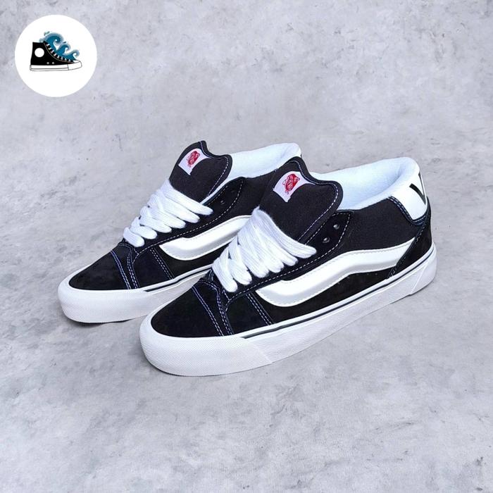 Vans Knu Skool Mid Black White