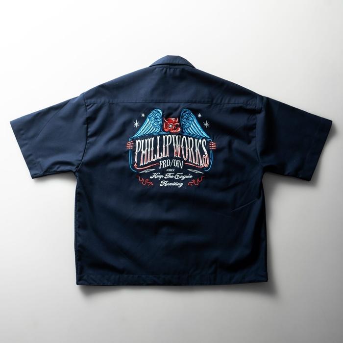 PHILLIP WORKS INFERNAL WINGS WORKSHIRT BOXY | KEMEJA PHILLIP WORKS ORIGINAL