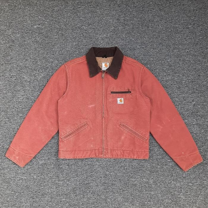 2008's vintage rose salmon carhartt detroit jacket W J097 VRS small size ( S )