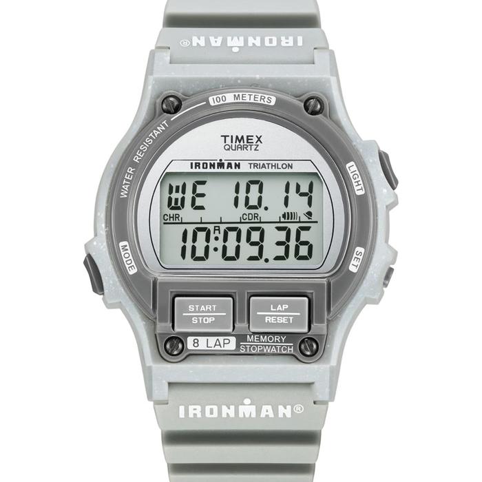 TIMEX IRONMAN Triathlon 8 Lap BEAMS Japan Indiglo 100 meters GRAY BNIB JDM