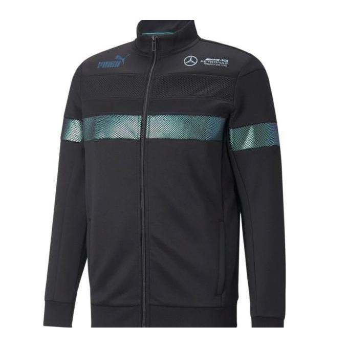 Mercedes-AMG F1 Metal Energy Race Jacket. Jaket Unisex Pria Wanita