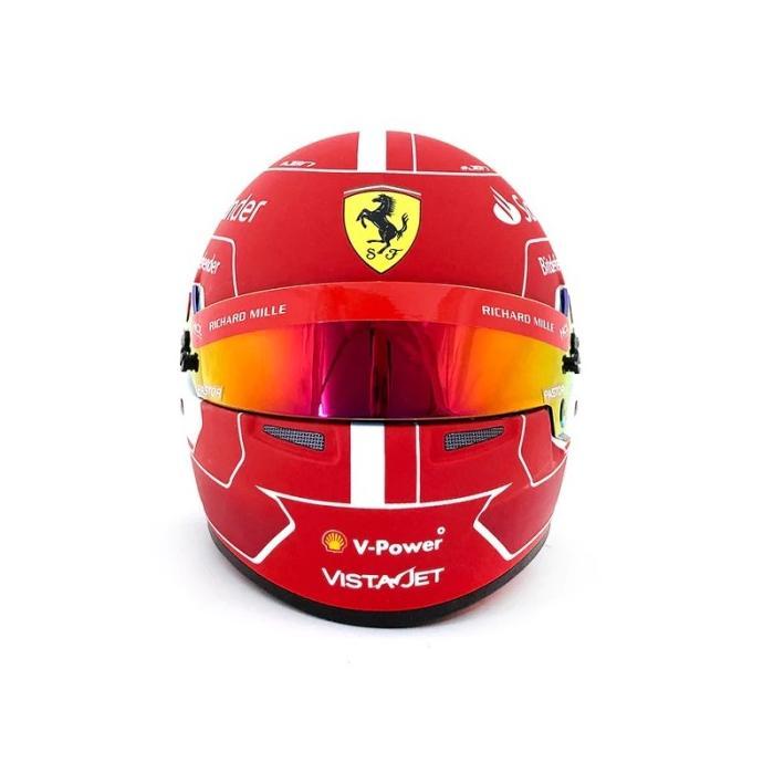 Scuderia Ferrari 2023 Charles Leclerc mini helmet 1:2 scale. Helm mini