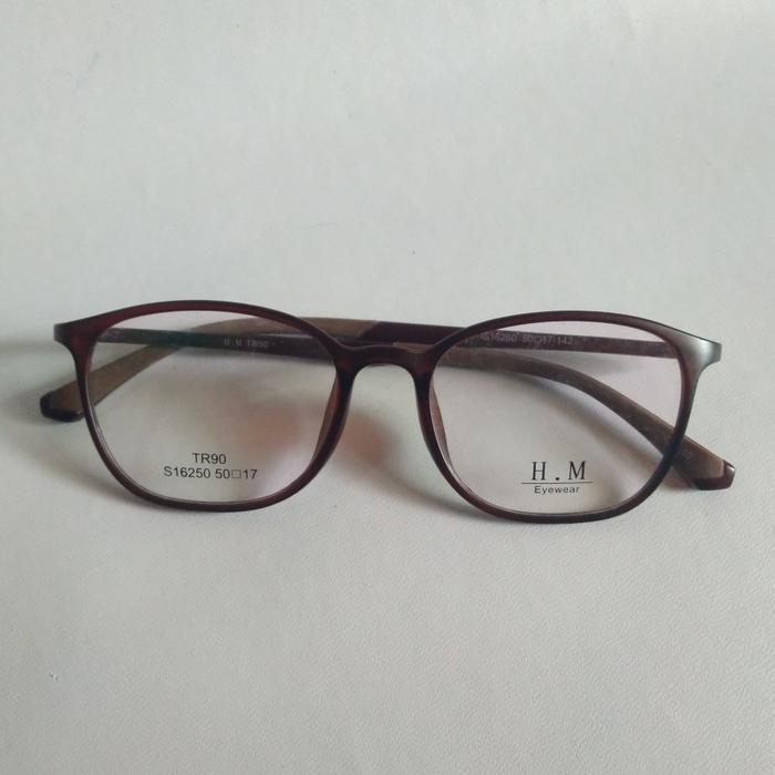 Frame Kacamata H.M S16250 Brown Original