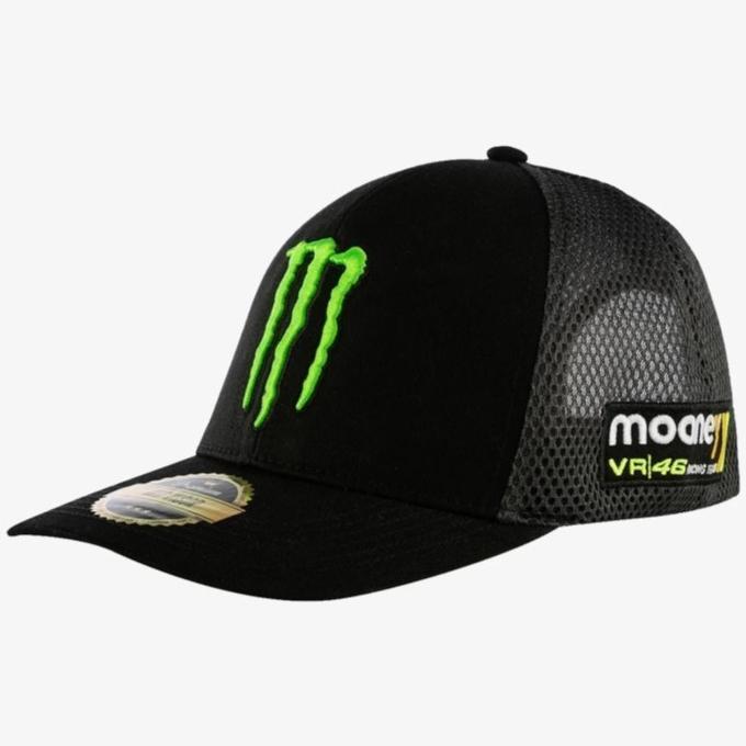 VR46 Mooney Racing Team MotoGP Monster Dual Trucker Cap. Topi Unisex