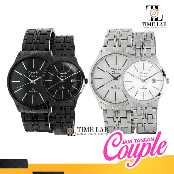 JAM TANGAN COUPLE ALEXANDRE CHRISTIE AC8348 / AC 8348 / AC8348LD / AC8348MD ORIGINAL