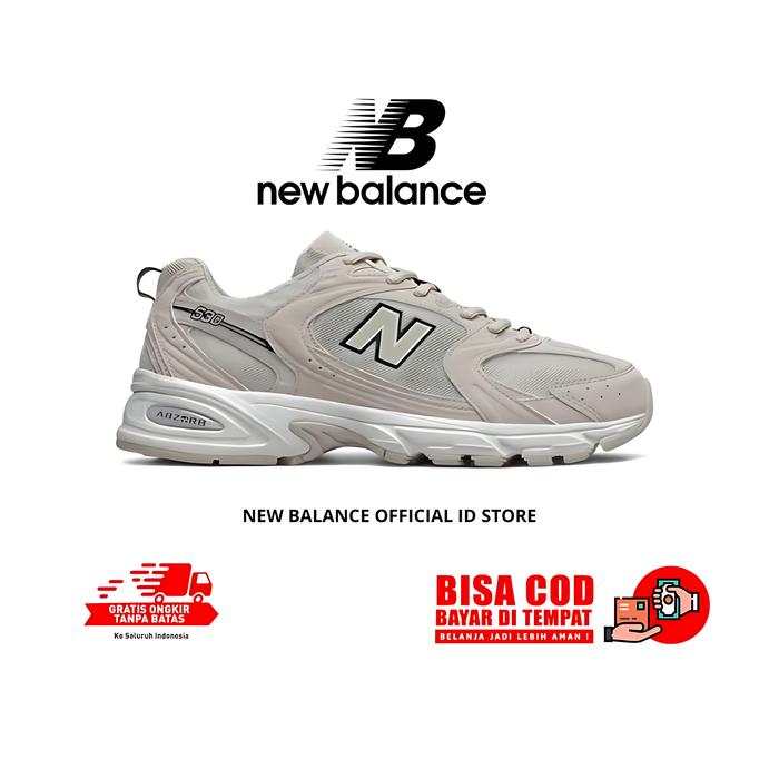 SEPATU NEW BALANCE 530 IVORY CREAM BEIGE WOMENS
