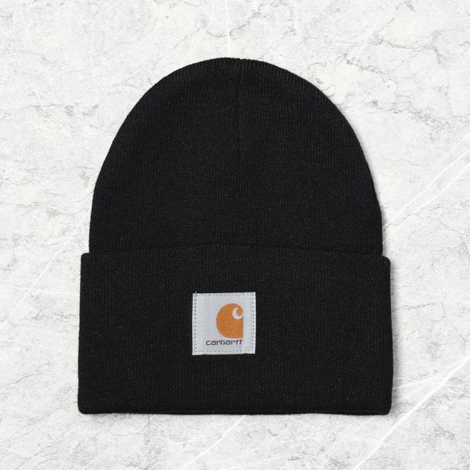 BEANIE CARHARTT WORKWEAR ACRYLIC WATCH CAP BLACK A18