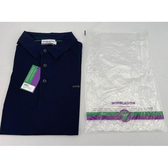 Wimbledon Tennis Championships Men’s Polo Mercerised - Navy. Kaos Polo