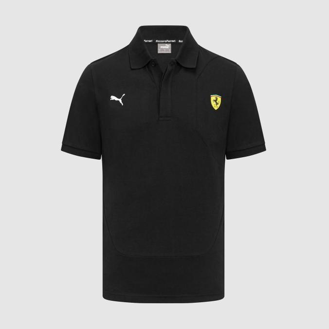 Scuderia Ferrari F1 Classic Polo. Kaos Polo Pria