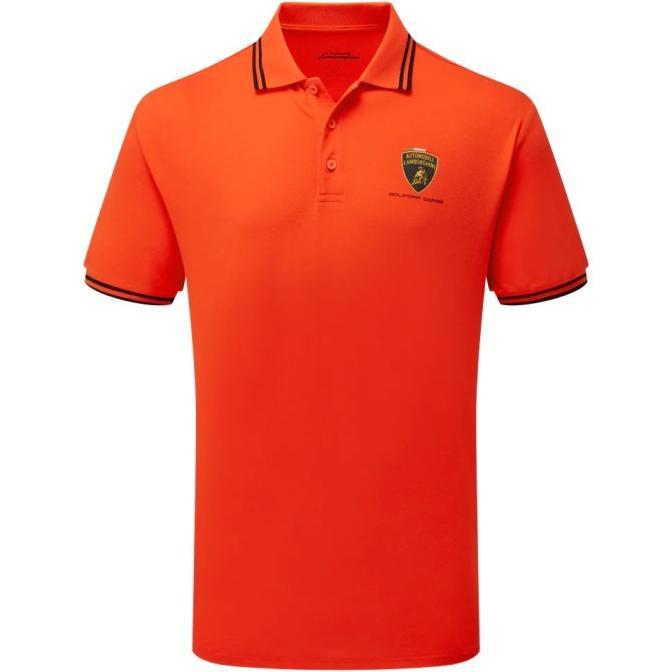 Lamborghini Motorsport Mens Poloshirt. Kaos Polo Pria