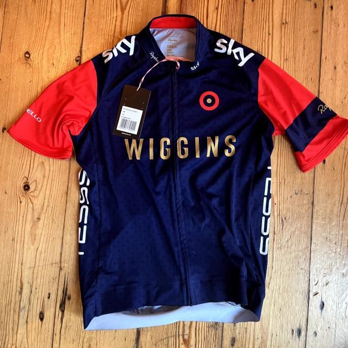RAPHA Team Wiggins Jersey sepeda pria