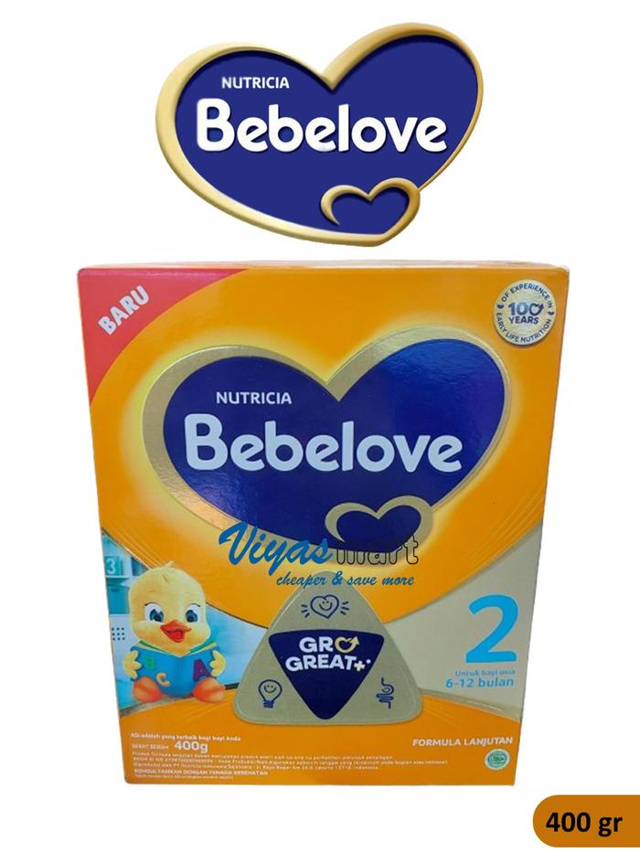 Bebelove 2 susu bubuk usia 6-12 bulan box 400gr